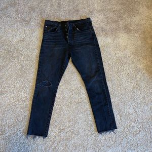 Levi’s 501 Skinny Jeans Washed black